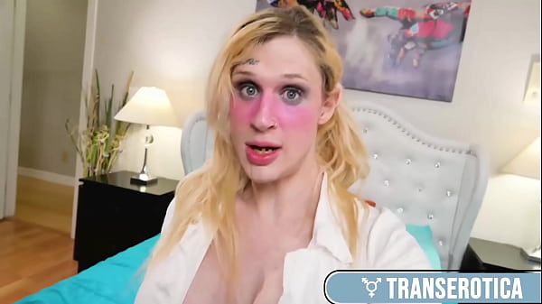 Image Trans Slut Aphrodite Adams Strokes Her Blonde Cock So Well!