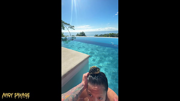 Image Public BJ at Infinity Pool in Costa Rica
