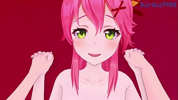 Image Sakura Miko and Akai Haato intense sex. - Hololive VTuber POV Hentai