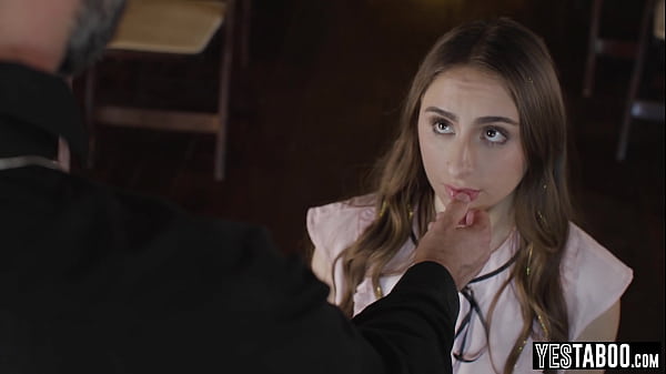 Image Horny priest rails curvy teen girl hard anal in her perfect ass