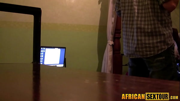 Image Big tits African teen sucked big white cock and enjoyed interracial sex