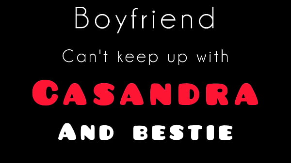 Image Threesome:cuckold husband could not keep up with casandra and bestie