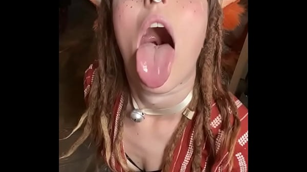 Image Fox Ears Olivia Makes Cute Animal Noises As She Drools on Big Dick