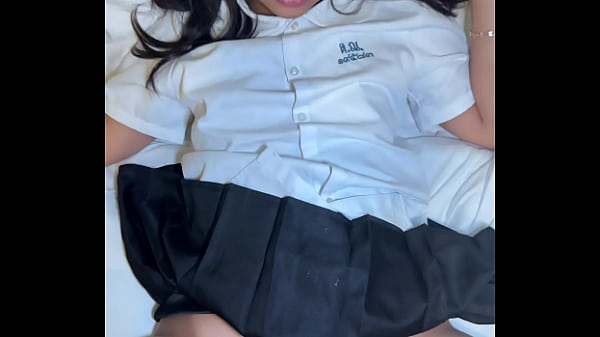 Image 18yo Thai student get creampied by foreigner after school