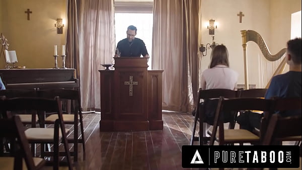 Image PURE TABOO Horny Virgin Teen Penelope Kay Seduces Pervert Priest To Fuck Her Ass