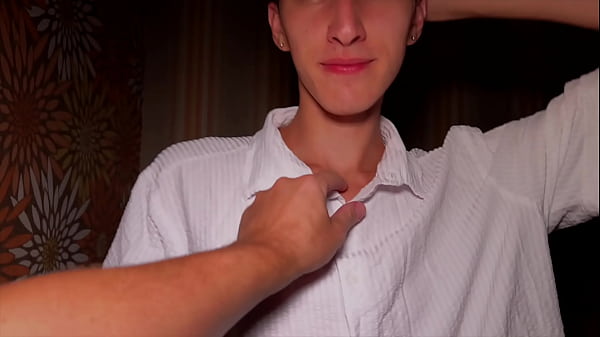 Image Stepfather jerks off his stepson's huge dick and takes dicks in his mouth