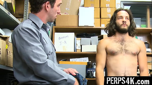Image Shoplifting Twink Fucked and Slapped Around until His Furry Chest Is Covered in Two Loads of Cum - Perps4k