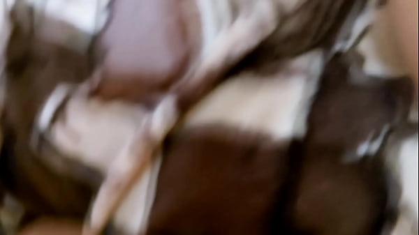 Image Loving couple making hard and passionate sex on the couch