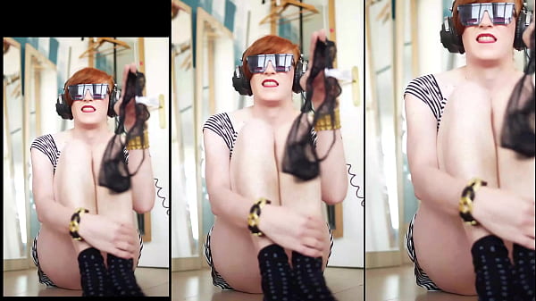 Image Cute Trans Slut Fuck Herself with Music