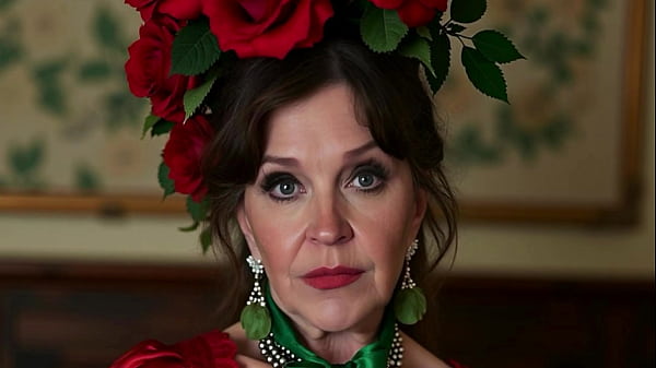 Image Granny Queen of Hearts: Dildo Fucking, Rose Loving Royal Slut
