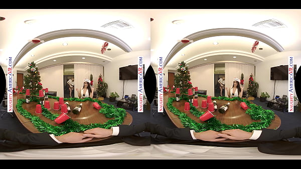 Image Your sexy coworkers Ashley Lane, Gracie May Green and Stephanie West give you a naughty Happy Holidays ending!