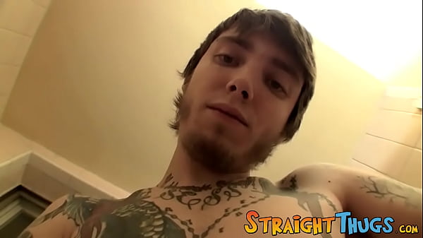 Image Hot and cute straight dude Blinx wanking his big pecker