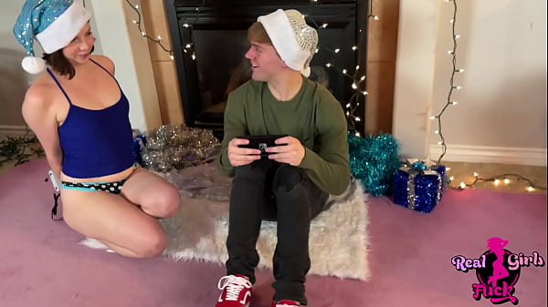 Image Step Bro Surprises Step Sis With Cock For Christmas - Riley Daniels