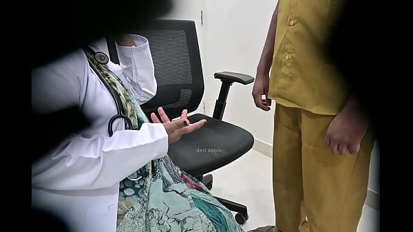 Image Indian lady Doctor satisfying sexual desire with a local patient caught on hidden camera
