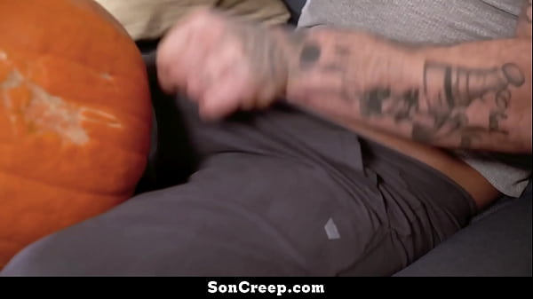 Image Step Daddy Giving a Special Spooky Surprise to His Young Boy - Soncreep