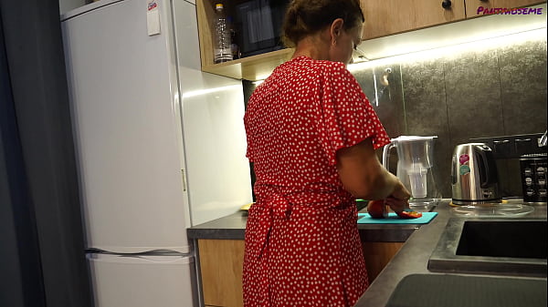 Image Hubby Films Fucking His Mature Wife In The Kitchen Wearing Pantyhose