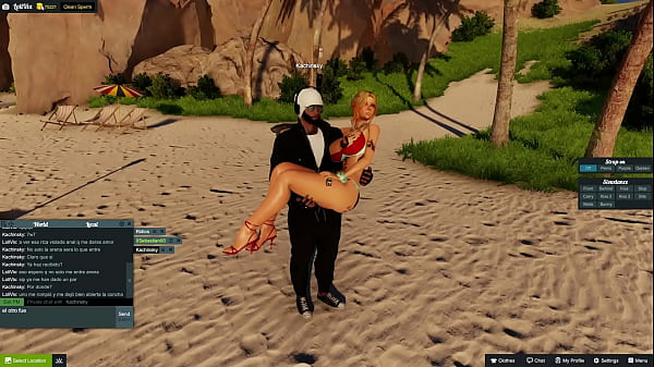 Image 3dxchat | LoliVix | 34.3| Hablo con mis amantes mientras otro me folla en la playa