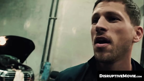 Image DisruptiveMovie.com - Mechanic Roman Todd bends twink Brandon Anderson over for a quick bareback