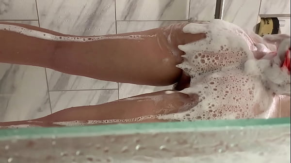 Image Stepbrother almost gets caught recording stepsister showering