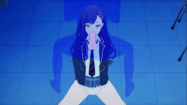 Image Asahina Mafuyu (hair down) and Shiraishi An intense sex. - Project SEKAI Hentai