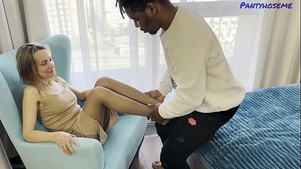 Image Mature Married Woman Lets Me Film Her First Time With A Black Man In Her Favorite Pantyhose