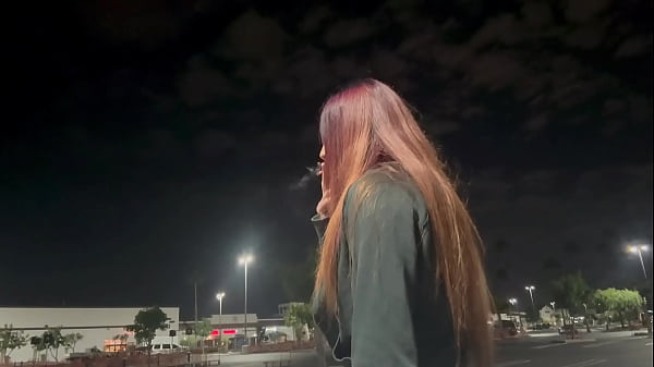 Image Italian Milf Artemisia Love Outdoor Smoking Fetish Late at night in Los Angeles Long hair Fetish