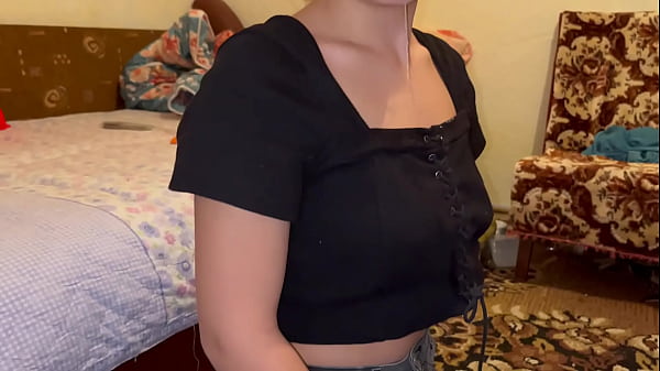 Image Stepsister gets a hardcore throat fuck
