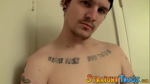 Image Straight guy works his gorgeous cock and pumps out a load