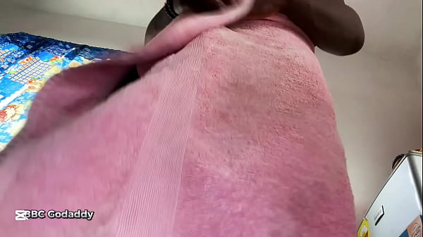Image Horny BBC oiled and jerking of huge cock after shower