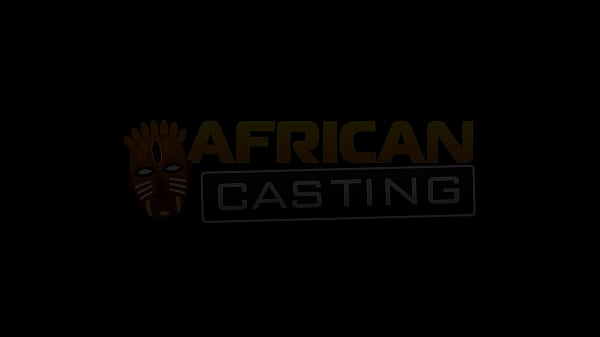 Image Natural tits African rammed hard by big white cock producer at casting