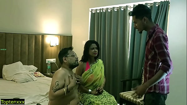 Image Husband Caught wife kissing with Sasur! Beautiful Cheating Wife