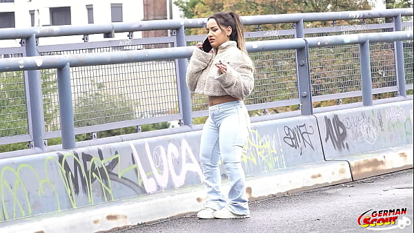 Image GERMAN SCOUT - Small Latina Midget Munequita Enfadada talk to Big Dick Casting Fuck in Berlin