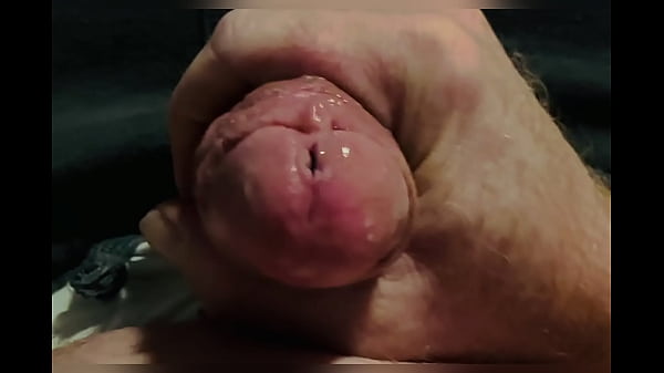 Image Pumping Precum During My Foreskin Stretch Session