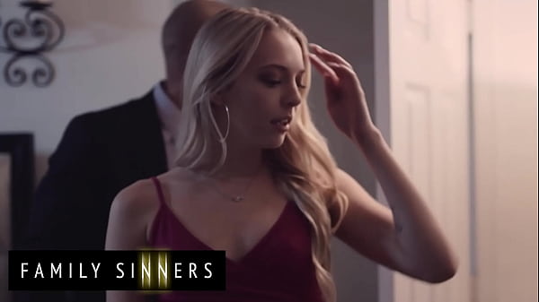 Image FAMILY SINNERS - Step Dad Cheats On His Wife With His Smoking Hot Petite Step Daughter And Cums On Her Ass