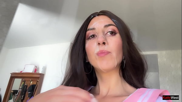 Image Cutie Katty West Gets Three Cocks In A Gangbang And Walks With Cum On Her Face