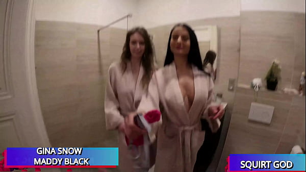 Image Voluptuous Duo Gina Snow & Maddy Black Ass-Pounding Extravaganza!