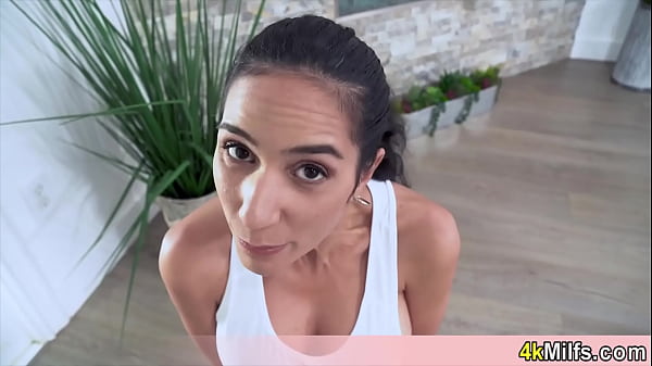 Image Sporty golddigger stepmom gets her first ever taboo fuck and looks like she is into it