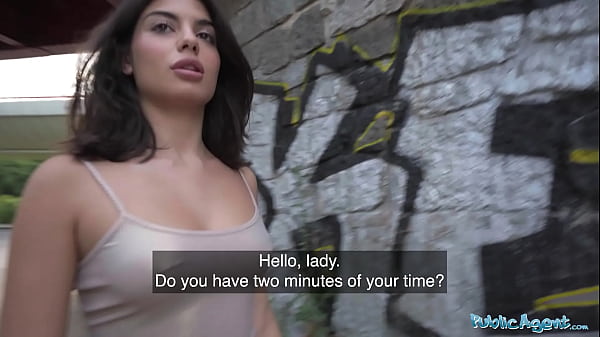 Image Public Agent Italian sweetheart fucked outside in a public place