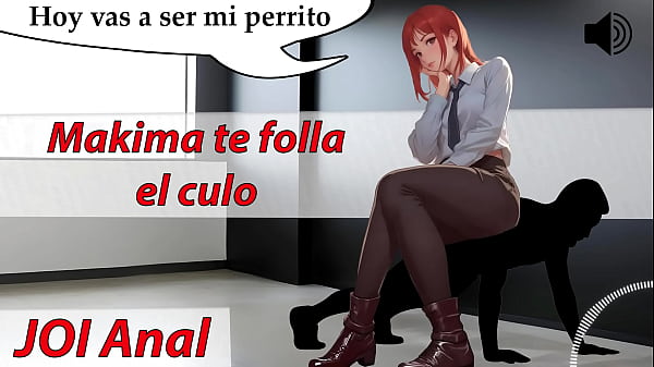 Image JOI Anal ASMR con Makima. Te follare como un perro. Voz espa&ntilde_ola.