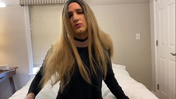 Image Crossdresser in Female Body Suit Using Toys