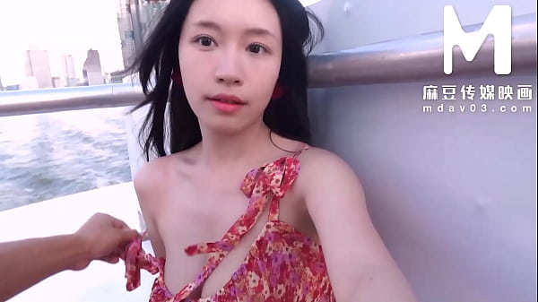 Image ModelMedia Asia - Enjoy the thrill of exposing your big tits and horny pussy in the open air!