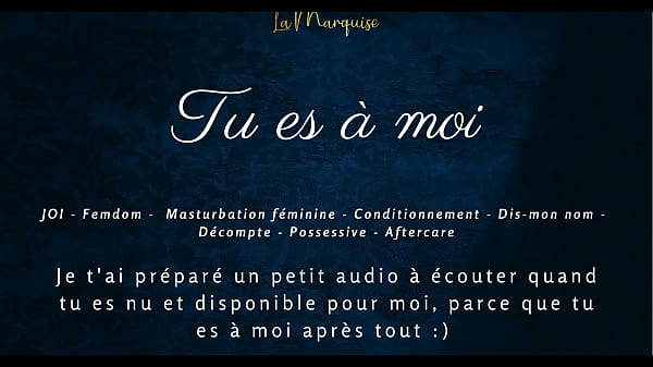 Image Tu es &agrave_ moi - French audio porn JOI femdom
