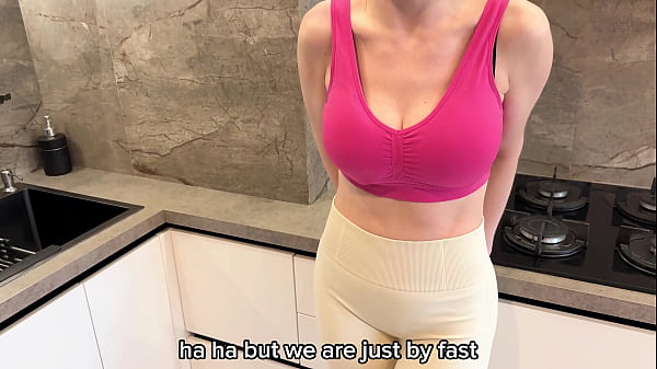 Image Stepson Fucks Busty Stepmother While Stepfather Isn't Home - Russian Amateur with Conversations and English Subtitles