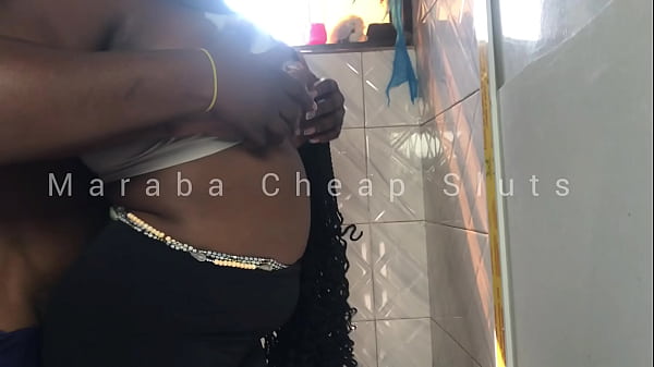 Image FAT BITCH WITH THE BIG BOOBS AND ASS GOT HER PUSSY STRETCHED TO THE LIMIT INSIDE THE BATHROOM