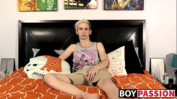 Image Twink talks before plowing his asshole and touching his dick