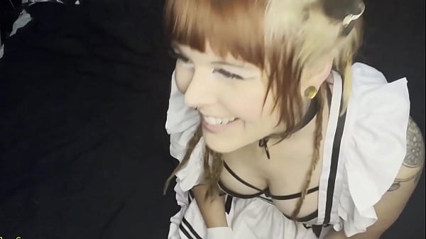 Image Cute Cat Maid Gets Big Dick in Her Throat