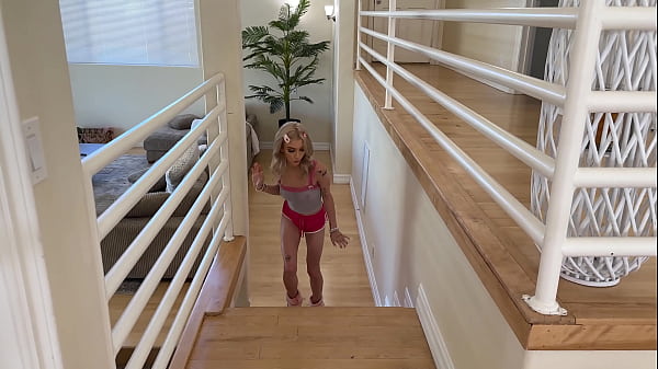 Image &quot_Blonde Teen Burglar Busted, Begs for Big Dick, Bonus: Creampie!&quot_ - Porn Dude's Unexpected Delight with Emma Rosie!