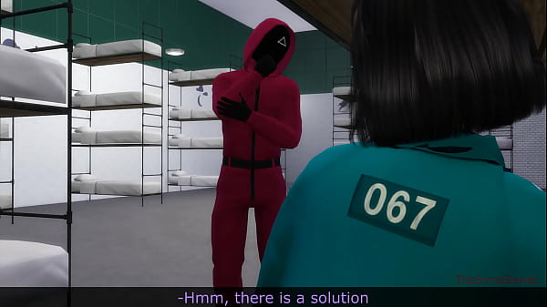 Image Squid Game Parody: A contestant is punished by getting fucked hard