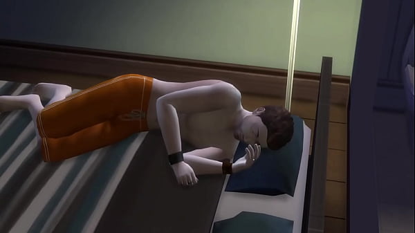 Image Stepmom asked son to rub her back but. 3d animation