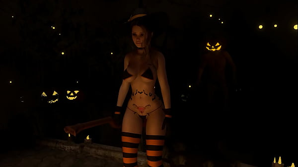 Image Sexy Witch Fucks the Pumpkin King on Halloween